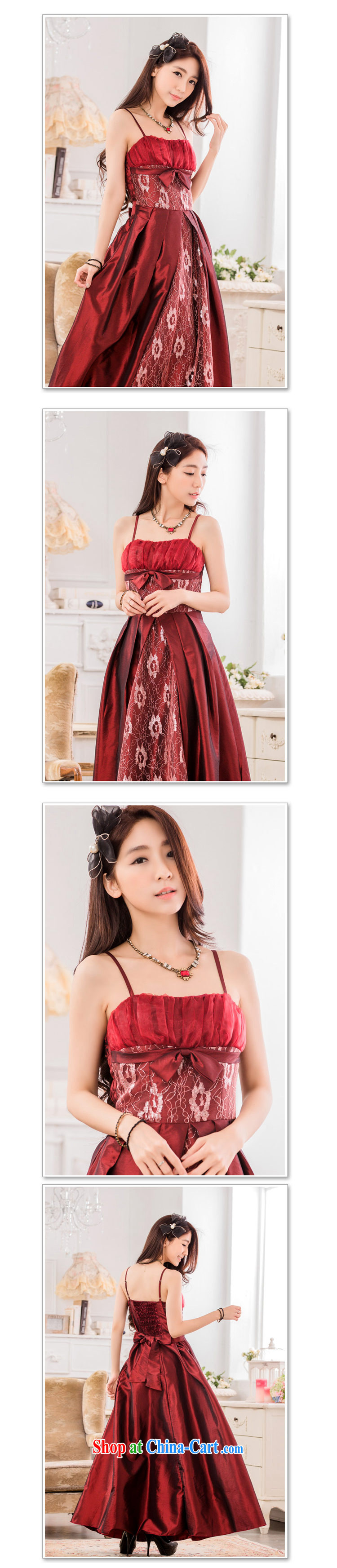 2 JK stylish evening show the large long evening dress code the dress 9734 wine red XXXL pictures, price, brand platters! Elections are good character, the national distribution, so why buy now enjoy more preferential! Health
