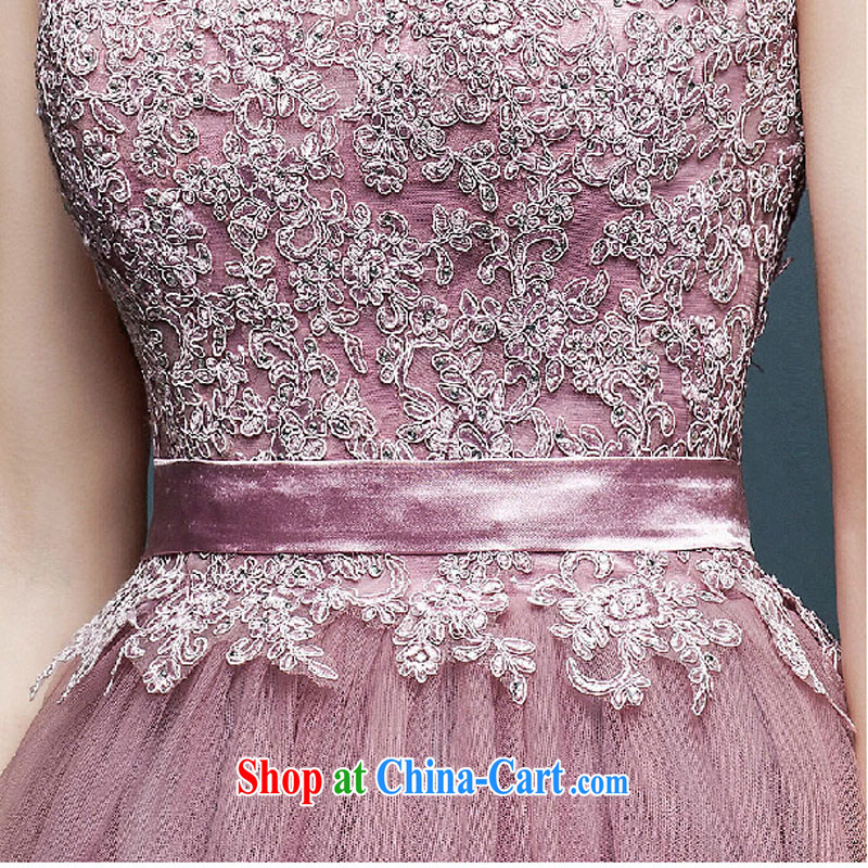 New 2015 spring and summer long dress double-shoulder marriages served toast diamond jewelry bridesmaid Evening Dress pink tailored contact customer service, plain bamboo love yarn, shopping on the Internet