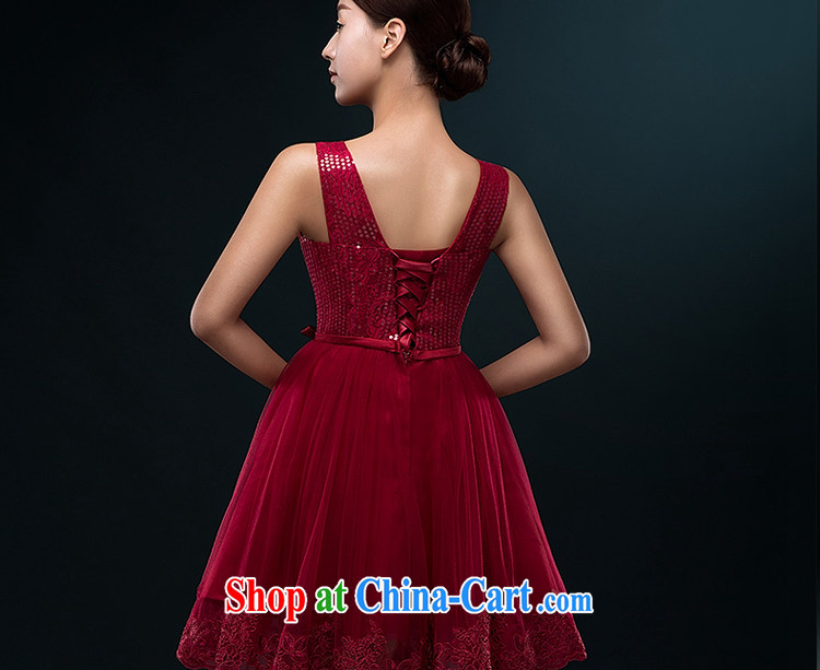 The Greek, Mona Lisa (XILUOSHA) bridal dresses wine red short wedding toast summer service shaggy dress lace dress women small dress shoulders wine red XXL pictures, price, brand platters! Elections are good character, the national distribution, so why buy now enjoy more preferential! Health