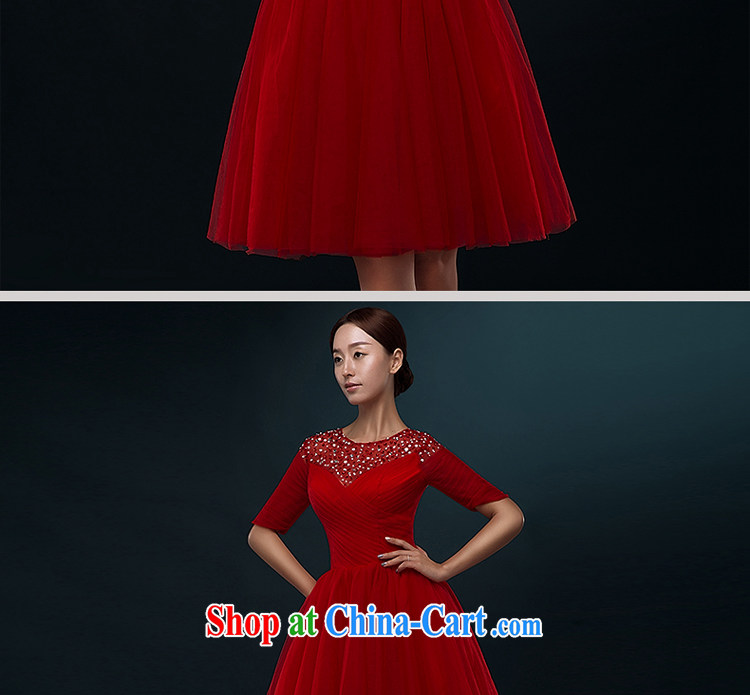 The Greek, Mona Lisa (XILUOSHA) Wedding dress short wedding toast serving brides in summer cuff banquet dress 2015 new small dress female Red L pictures, price, brand platters! Elections are good character, the national distribution, so why buy now enjoy more preferential! Health