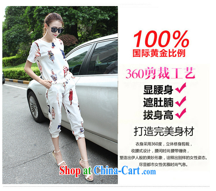 The European site 2015 summer new Europe snow woven stamp 9 pants Leisure package and stylish girl 8027 white XL pictures, price, brand platters! Elections are good character, the national distribution, so why buy now enjoy more preferential! Health