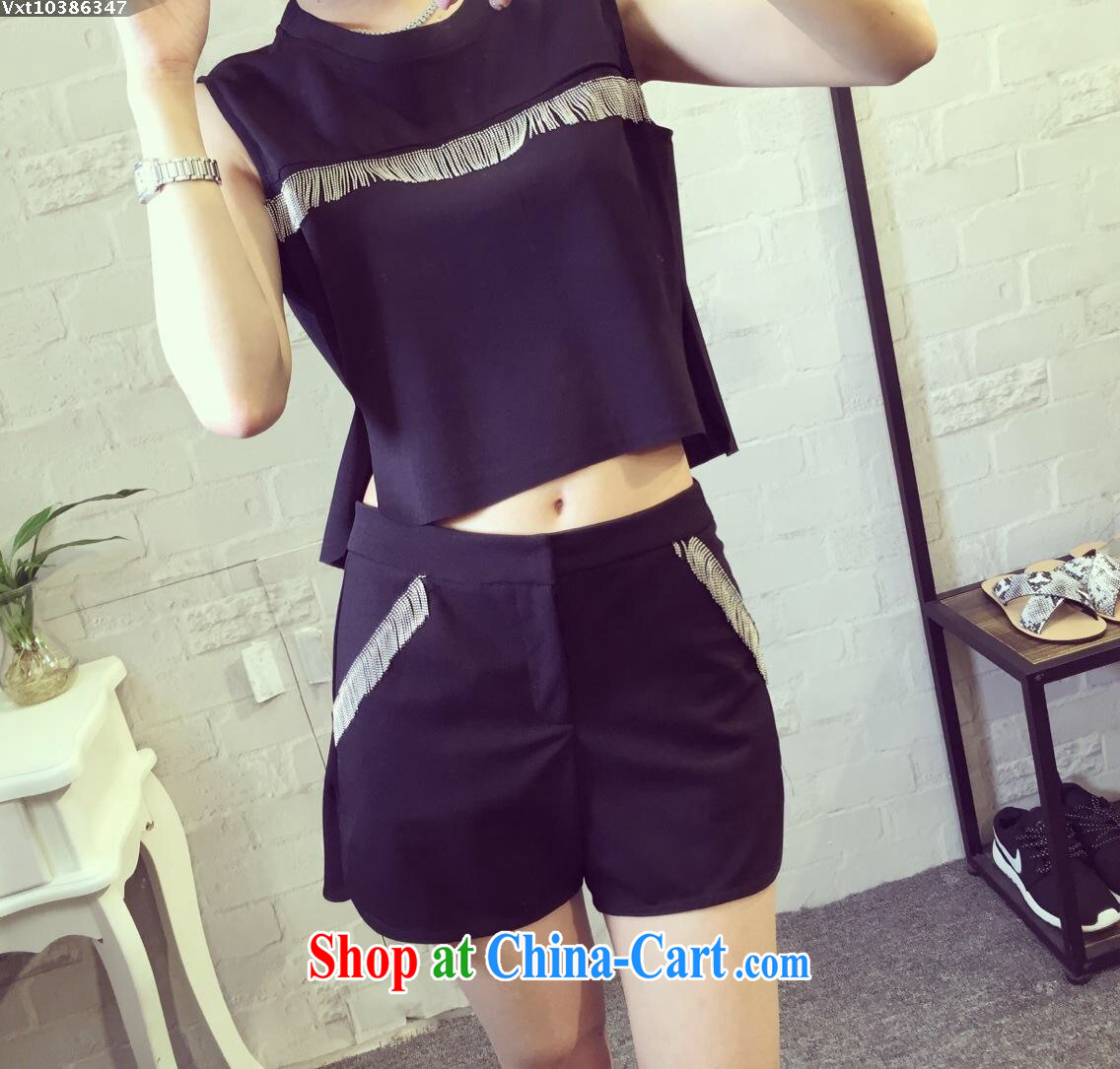 Summer, New Wave in Europe and America, chain-su vest stream Su shorts Kit stylish package 3303 white S pictures, price, brand platters! Elections are good character, the national distribution, so why buy now enjoy more preferential! Health