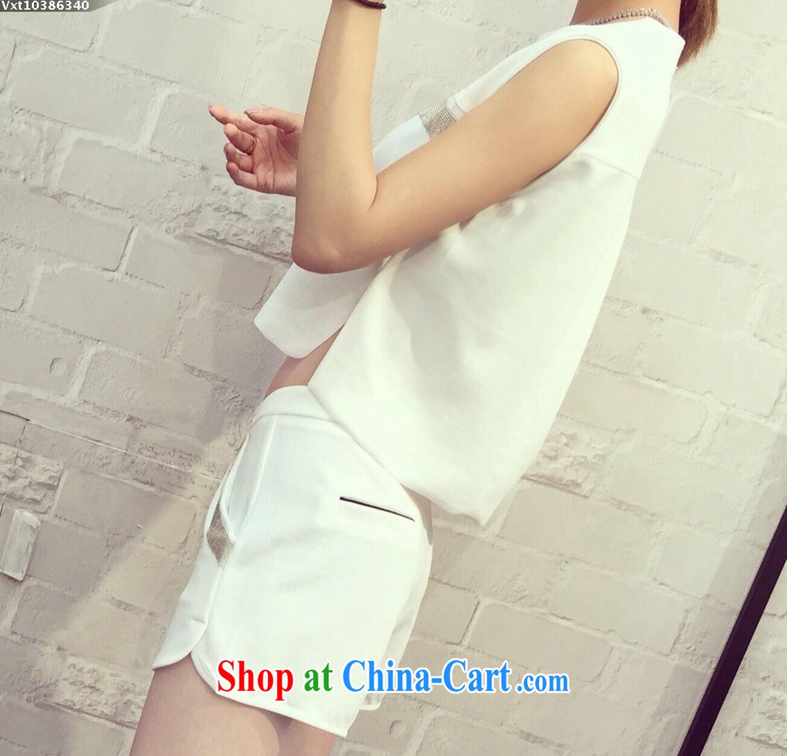 Summer, New Wave in Europe and America, chain-su vest stream Su shorts Kit stylish package 3303 white S pictures, price, brand platters! Elections are good character, the national distribution, so why buy now enjoy more preferential! Health