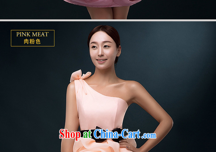 The Greek, Elizabeth (XILUOSHA) Wedding dress single shoulder bridal toast clothing summer short, the wedding dress 2015 new pink bridesmaid dress female meat pink XXL pictures, price, brand platters! Elections are good character, the national distribution, so why buy now enjoy more preferential! Health