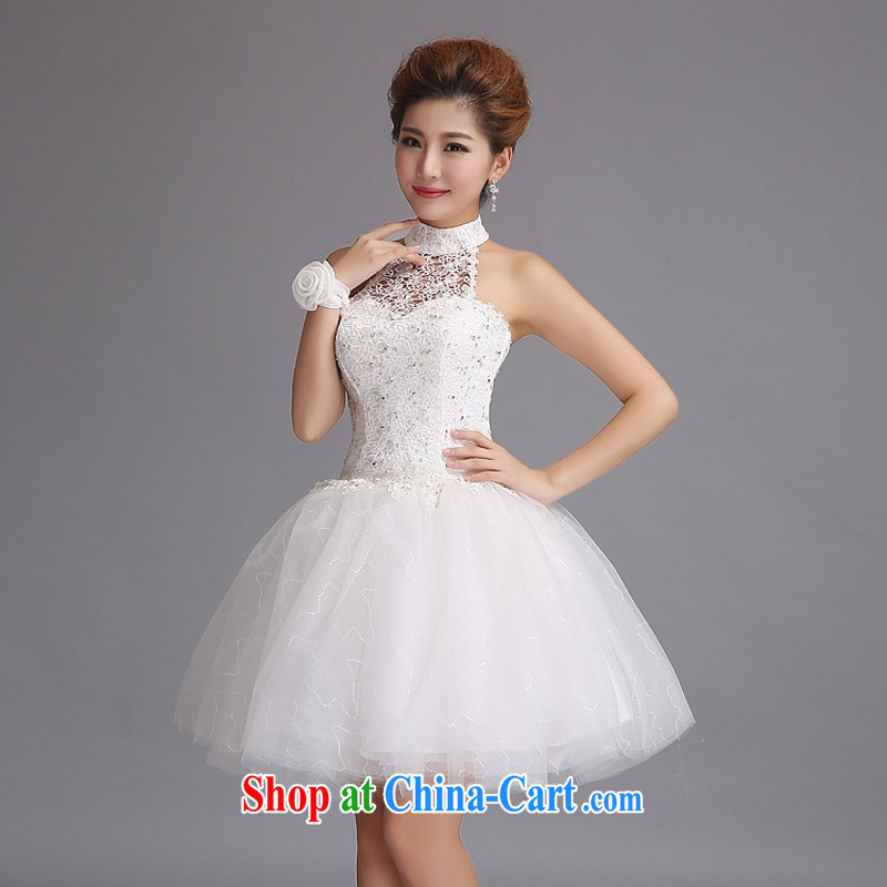 Yong-yan and new short skirt and sister 2015 is also wedding dresses bridesmaid wedding dress the small dress white. size color will not be refunded, and Yong-yan good offices, shopping on the Internet