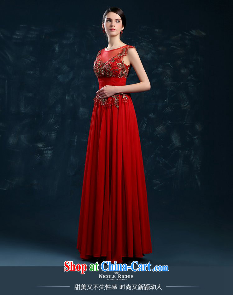 Toasting Service Bridal Fashion 2015 new summer shoulders cultivating red wedding dress bridal Evening Dress long red XXL (graphics thin dress) pictures, price, brand platters! Elections are good character, the national distribution, so why buy now enjoy more preferential! Health