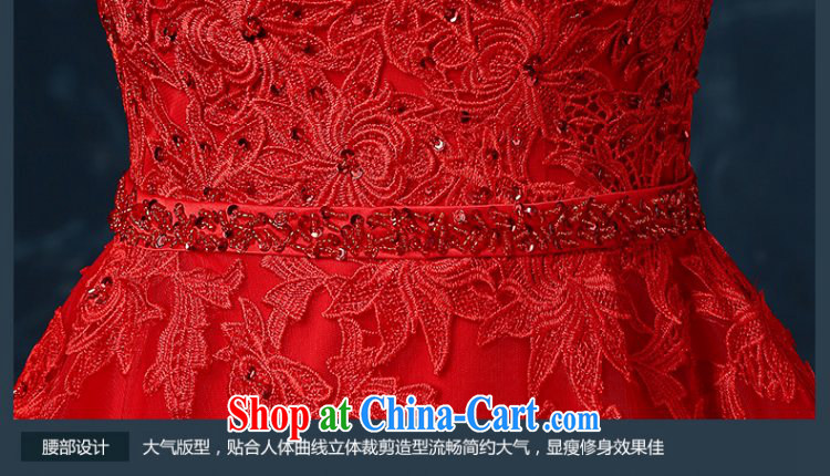 Toasting Service Bridal Fashion 2015 new summer red wedding dress beauty lace long banquet dress female Red XXL (graphics thin dress) pictures, price, brand platters! Elections are good character, the national distribution, so why buy now enjoy more preferential! Health