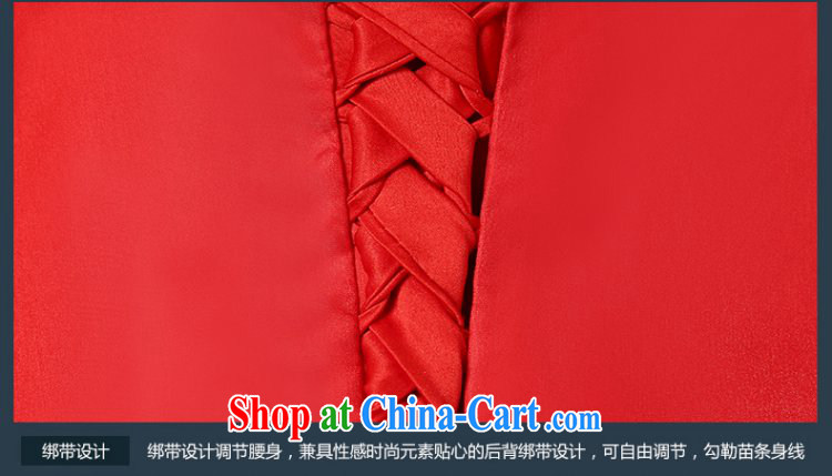 2015 new bride toast serving summer short stylish beauty wedding dresses red wedding dress banquet red XXL (graphics thin dress) pictures, price, brand platters! Elections are good character, the national distribution, so why buy now enjoy more preferential! Health