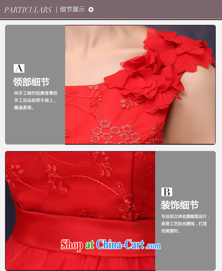 Ferrara dress 2014 New Red bridal short wedding toast clothing evening dress Princess bridesmaid dresses small red M Suzhou shipping pictures, price, brand platters! Elections are good character, the national distribution, so why buy now enjoy more preferential! Health
