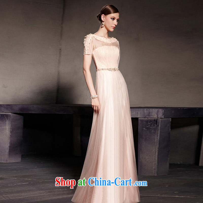 Creative Fox Evening Dress new pink bridesmaid dress long, cultivating fall evening dress wedding dresses hospitality service the annual dress skirt 30,522 picture color S, creative Fox (coniefox), online shopping