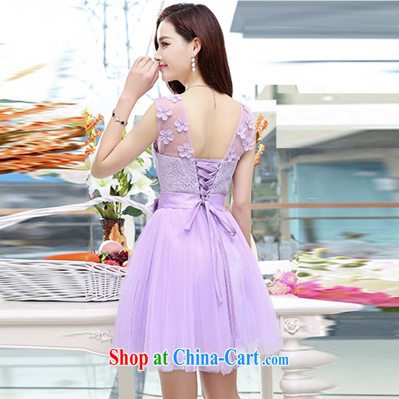 Mr Chau Tak-hay, summer 2015 the new Korean fashion butterfly wedding dresses the dresses bridesmaid clothing girls purple L, Mr CHAU Tak-hay (XINI), shopping on the Internet