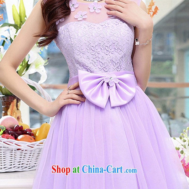 Mr Chau Tak-hay, summer 2015 the new Korean fashion butterfly wedding dresses the dresses bridesmaid clothing girls purple L, Mr CHAU Tak-hay (XINI), shopping on the Internet