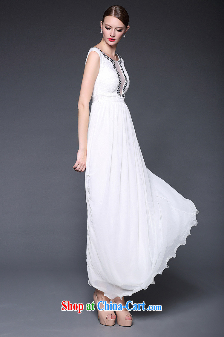 America and Europe Axbaby stylish 2015 summer new goddess elegant wind long evening dress dresses W 0227 white are code pictures, price, brand platters! Elections are good character, the national distribution, so why buy now enjoy more preferential! Health