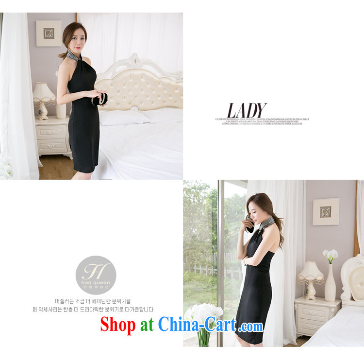 Yu-W 2015 summer Korean style beauty female OL sexy mount also dresses package and dress long skirt 4054 black XL pictures, price, brand platters! Elections are good character, the national distribution, so why buy now enjoy more preferential! Health