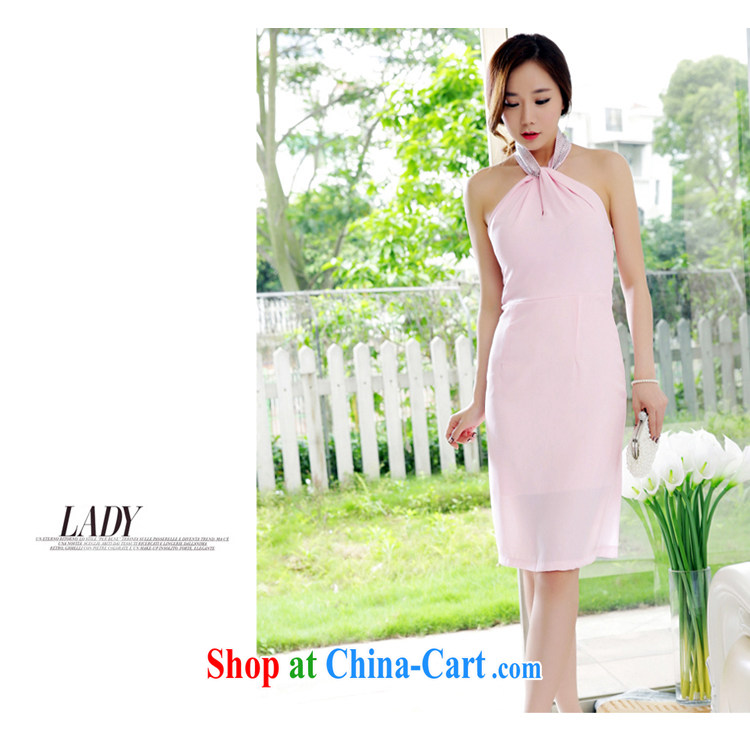 Yu-W 2015 summer Korean style beauty female OL sexy mount also dresses package and dress long skirt 4054 black XL pictures, price, brand platters! Elections are good character, the national distribution, so why buy now enjoy more preferential! Health