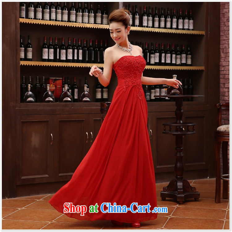 Her spirit fall and winter bridesmaid dresses in red sister dress Evening Dress 2015 new wedding bridesmaid dress long red M pictures, price, brand platters! Elections are good character, the national distribution, so why buy now enjoy more preferential! Health
