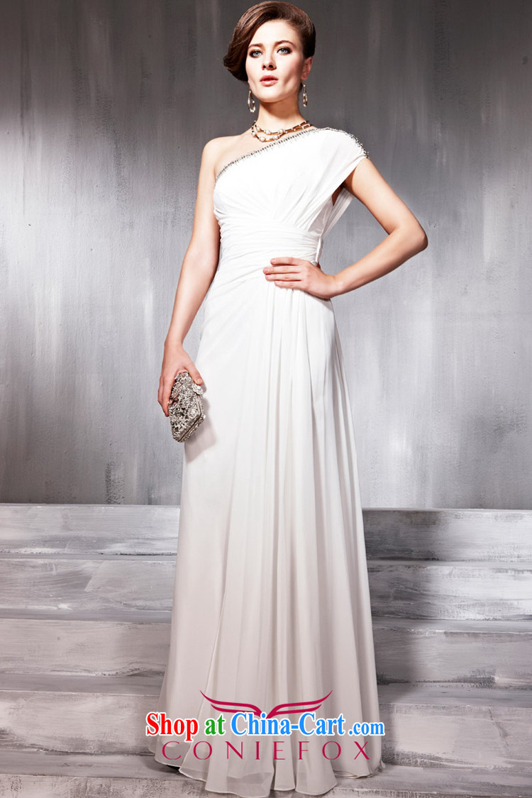 Creative Fox Evening Dress white a shoulder bridal wedding dress banquet dress Red Carpet dress evening dress uniform toast the dress long skirt 56,861 white M pictures, price, brand platters! Elections are good character, the national distribution, so why buy now enjoy more preferential! Health