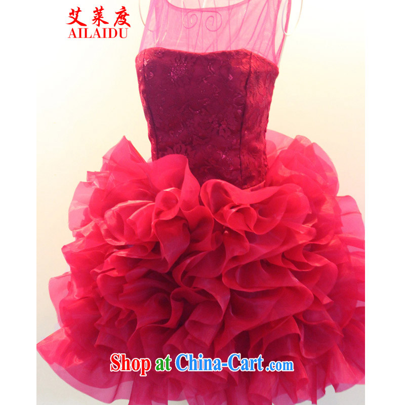 The Tony Blair, 2015 flouncing short small dress bridesmaid dress lace vest dress NB stage 11 - 1, 0926 pink are code