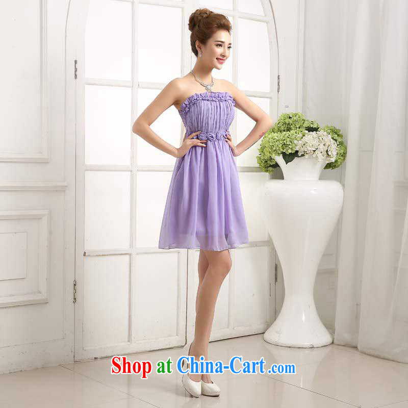 Optimize Hung-dress 2015 New Toner purple toast bridesmaid clothing dress wedding dresses small, spring 2102 MZ purple are code, optimize, and shopping on the Internet