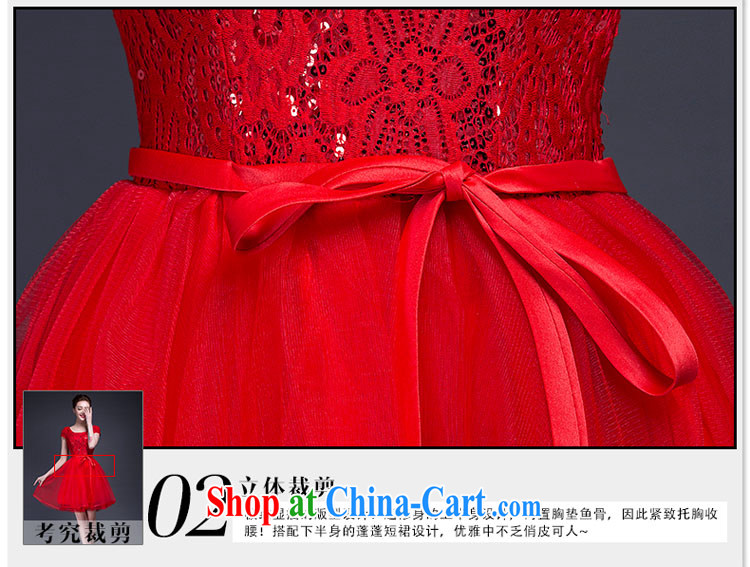 Summer 2015 new wedding dresses Korean lace, a field shoulder graphics thin bride toast wedding dress red XXXL pictures, price, brand platters! Elections are good character, the national distribution, so why buy now enjoy more preferential! Health