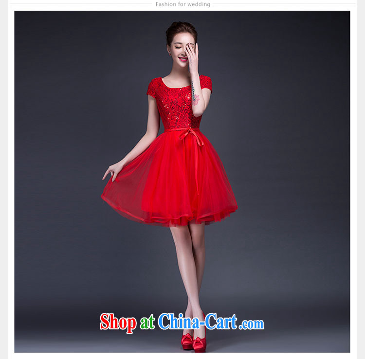 Summer 2015 new wedding dresses Korean lace, a field shoulder graphics thin bride toast wedding dress red XXXL pictures, price, brand platters! Elections are good character, the national distribution, so why buy now enjoy more preferential! Health