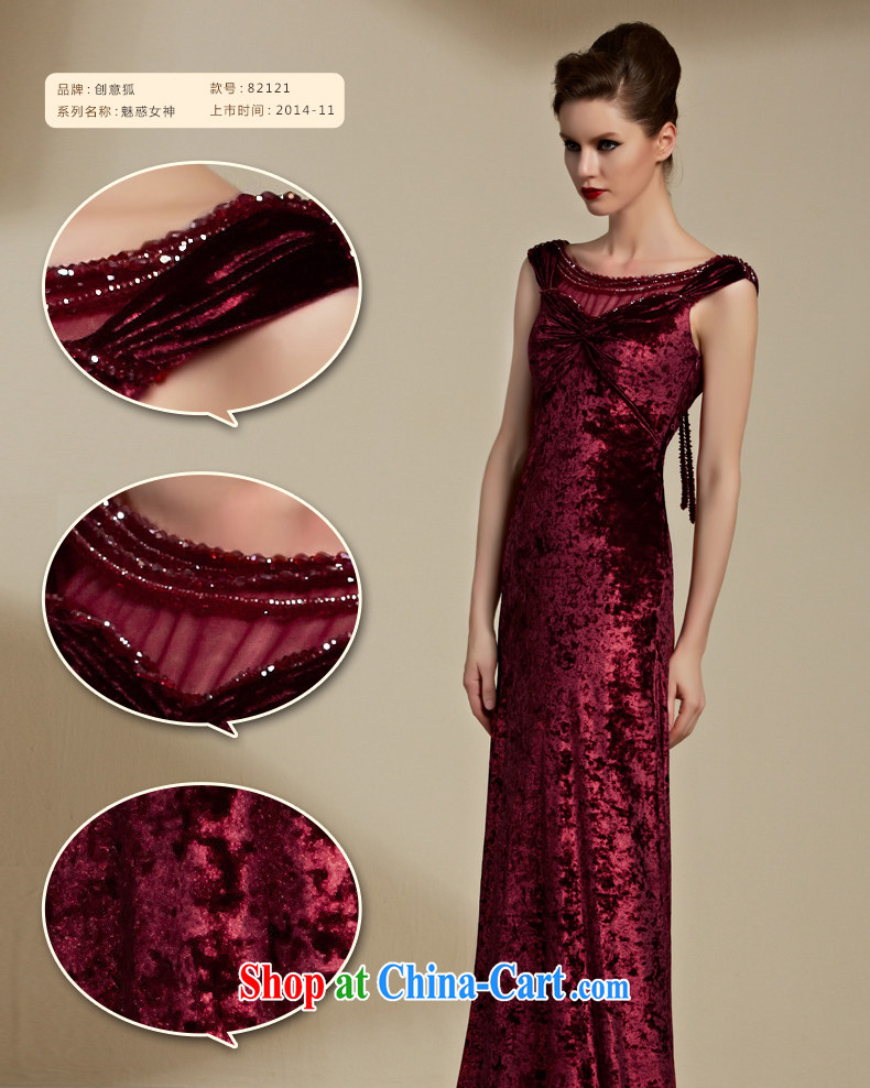 Creative Fox Evening Dress 2015 New Evening Dress long red bridal wedding dress uniform toast dress moderator dress long skirt 82,121 red S pictures, price, brand platters! Elections are good character, the national distribution, so why buy now enjoy more preferential! Health