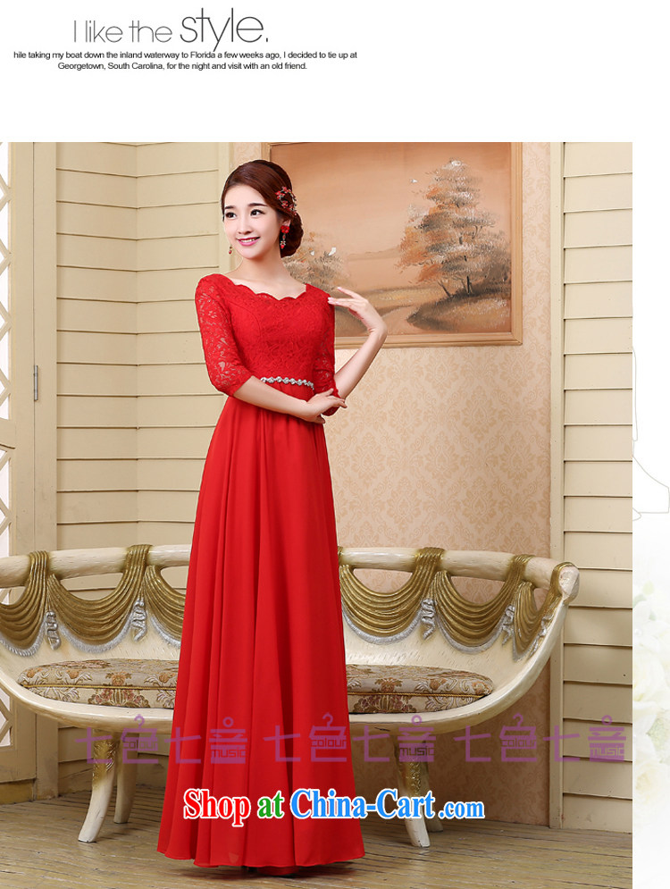 7 color 7 tone Korean version 2015 new spring loaded lace round collar cuff banquet service annual performance dress evening dress dress L 020 red tailored (final) pictures, price, brand platters! Elections are good character, the national distribution, so why buy now enjoy more preferential! Health
