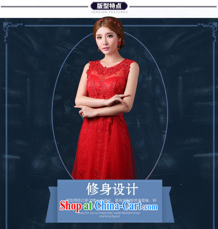 Ting Beverly 2015 new summer bridal toast serving long dual-shoulder wedding dress, red dress banquet beauty, red XL pictures, price, brand platters! Elections are good character, the national distribution, so why buy now enjoy more preferential! Health