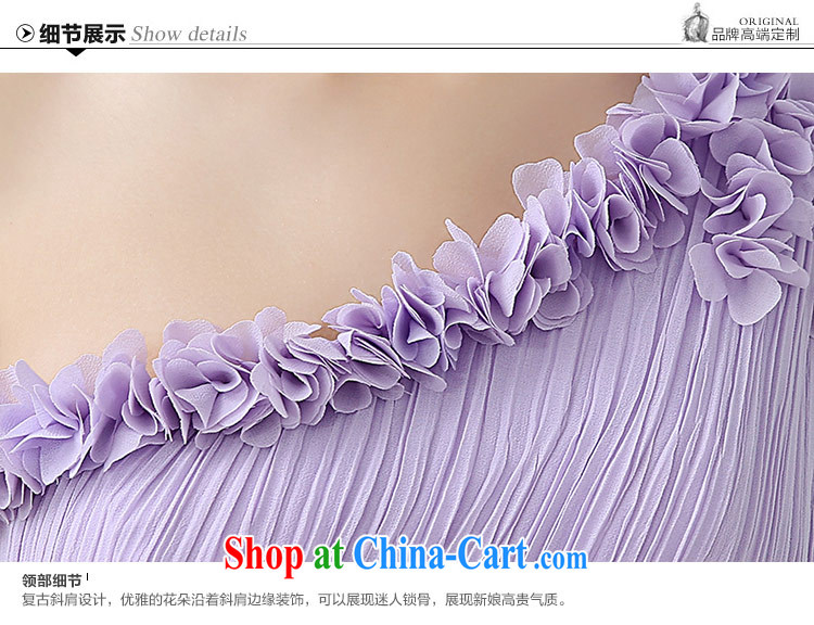 The china yarn 2015 new Summer Snow woven single shoulder bridal bridesmaid dress beauty graphics thin front short long dress champagne color. size does not accept return pictures, price, brand platters! Elections are good character, the national distribution, so why buy now enjoy more preferential! Health