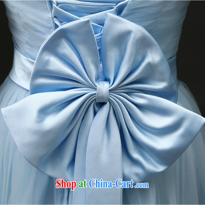 White first to approximately 2015 new bridesmaid serving short blue sister dress bridesmaid dress small dress spring banquet dress female blue tailored contact customer service, white first to about, and, on-line shopping