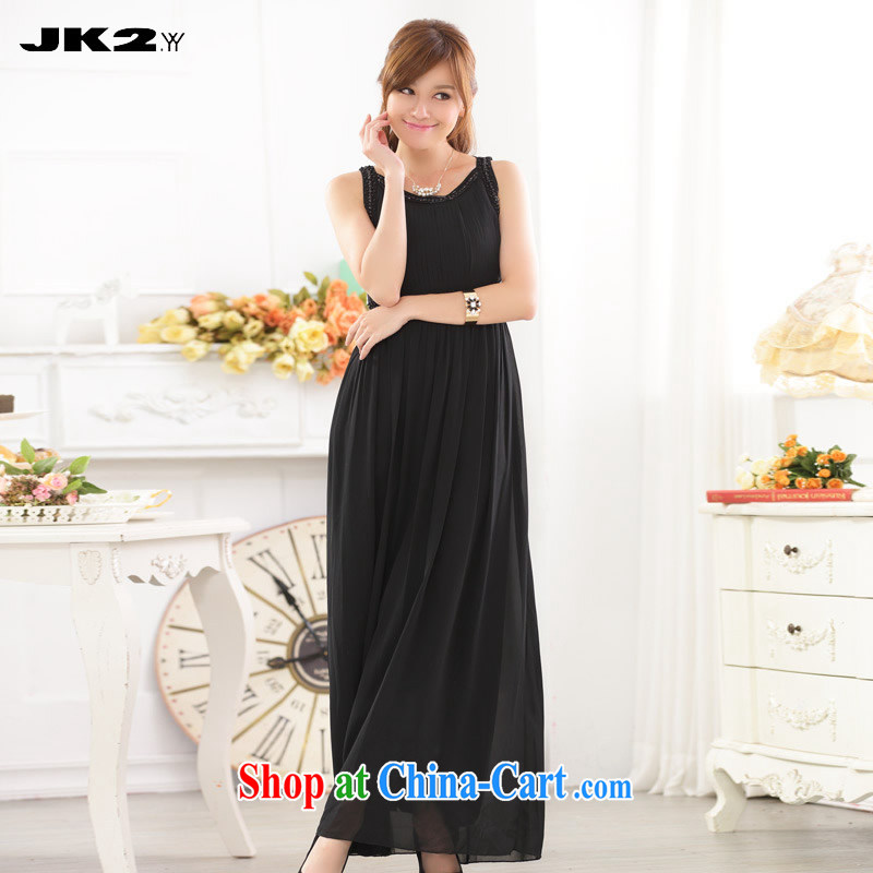 JK 2. YY thick MM XL nails pearl cultivation snow long woven dresses, dinner show the evening dress sleeveless dresses orange XL 135 recommendations about Jack, JK 2. YY, and, on-line shopping