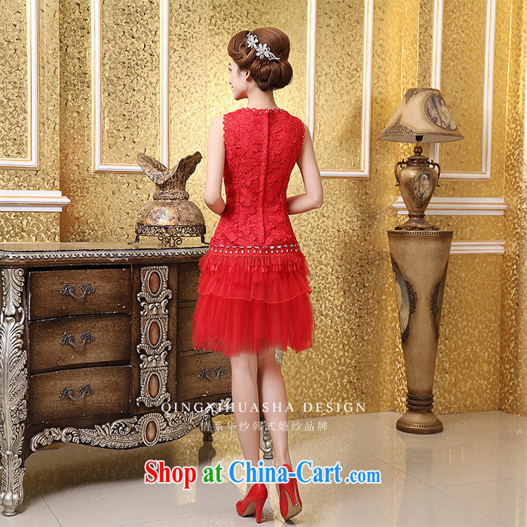 The china yarn 2015 new summer round-collar field shoulder lace short shaggy dress bridal toast clothing bridesmaid dress dresses white. size does not accept return pictures, price, brand platters! Elections are good character, the national distribution, so why buy now enjoy more preferential! Health
