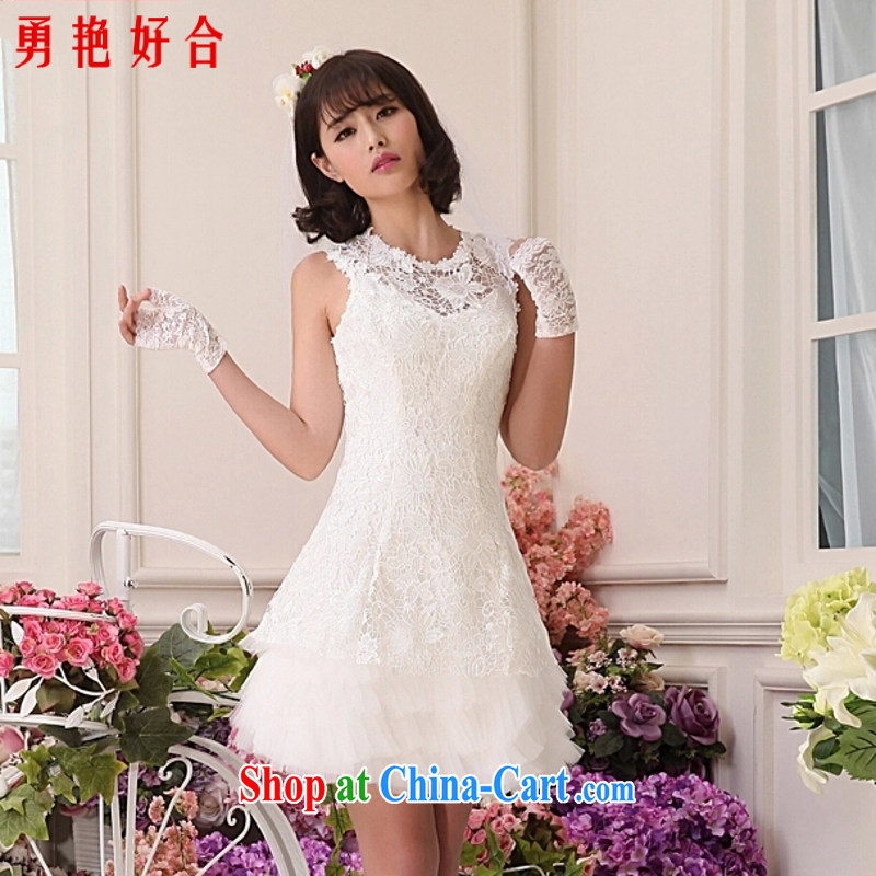 Yong-yan and wedding dresses new 2015 summer shorts bridal toast clothing bridesmaid serving the performance service red-and-white. size color will not be returned.