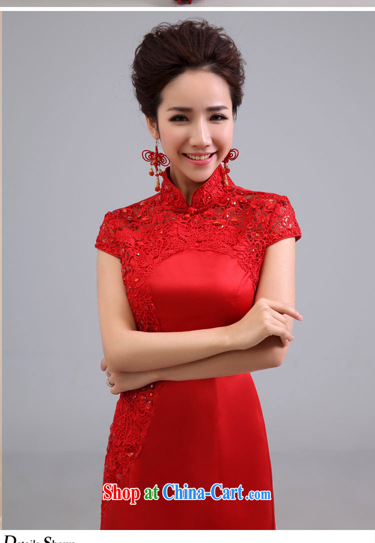 Yong-yan and wedding dresses new 2015 Chinese improved short bows beauty stage hosted service Red. size color is not final pictures, price, brand platters! Elections are good character, the national distribution, so why buy now enjoy more preferential! Health