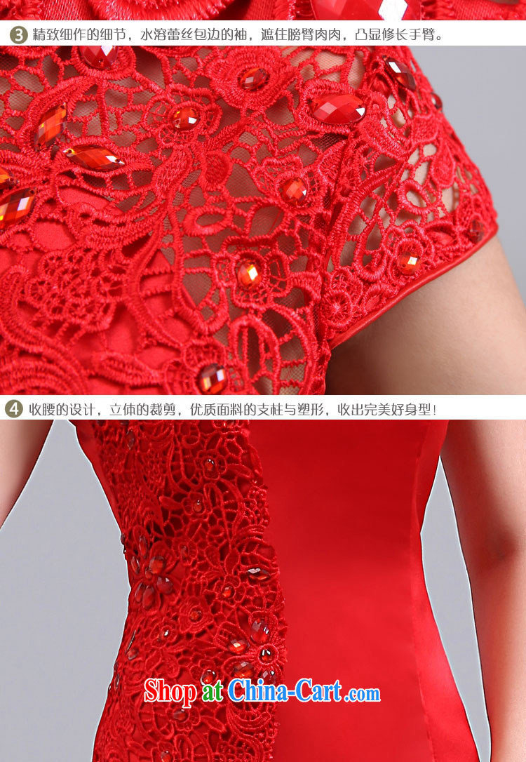 Yong-yan and wedding dresses new 2015 Chinese improved short bows beauty stage hosted service Red. size color is not final pictures, price, brand platters! Elections are good character, the national distribution, so why buy now enjoy more preferential! Health