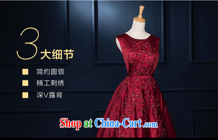 It is not the JUSERE high-end wedding dresses Elie Saab new high quality Deep V collar wine red bride toast wedding dress Evening Dress red tailored pictures, price, brand platters! Elections are good character, the national distribution, so why buy now enjoy more preferential! Health