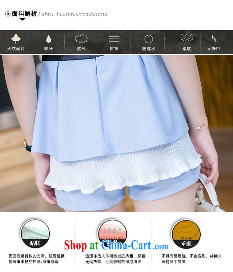 Summer new female snow woven skirt with waist Bow Tie T-shirt shorts set two-piece 6096 pink XXL pictures, price, brand platters! Elections are good character, the national distribution, so why buy now enjoy more preferential! Health