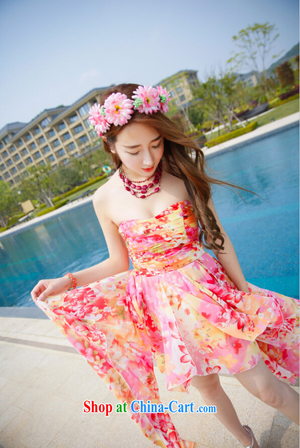 The Newmont, summer 2015 bohemian floral chest wipe a field for a sleeveless frock dress short skirt dress suit 8831 L pictures, price, brand platters! Elections are good character, the national distribution, so why buy now enjoy more preferential! Health