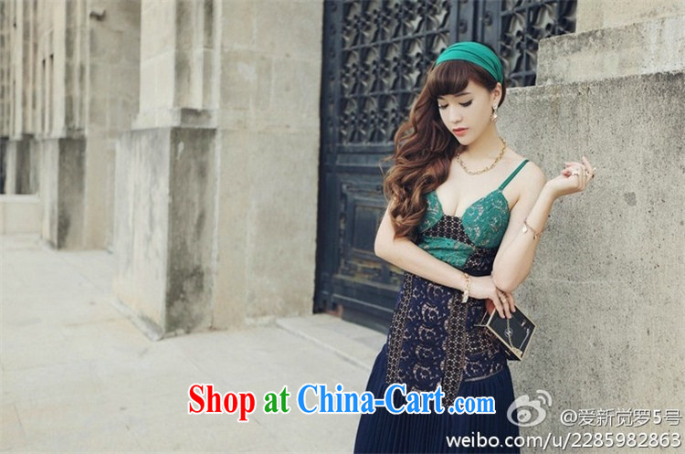 Abundant Ming summer 2015 the high-end custom all-star game, with lace dress skirt spell color strap with bare chest dresses picture color M pictures, price, brand platters! Elections are good character, the national distribution, so why buy now enjoy more preferential! Health