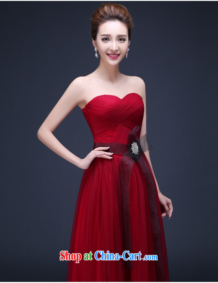 2015 new Korean red long marriage toast summer uniforms erase chest graphics thin annual bridal evening dress red the final pictures, price, brand platters! Elections are good character, the national distribution, so why buy now enjoy more preferential! Health