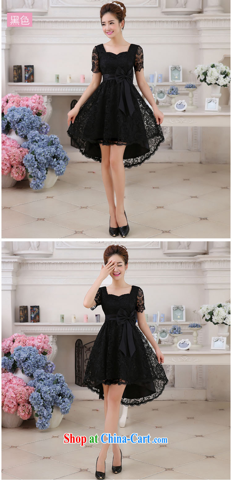 Spring 2015 new black short dual-shoulder bridal wedding bridesmaid service banquet dress white dresses summer female black tailored contact Customer Service pictures, price, brand platters! Elections are good character, the national distribution, so why buy now enjoy more preferential! Health