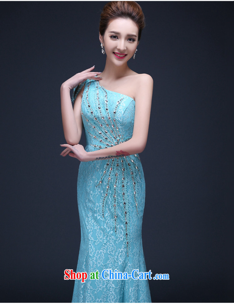 Bridal toast service 2015 new long, the code graphics thin the shoulder annual beauty dress moderator summer sky blue made no final pictures, price, brand platters! Elections are good character, the national distribution, so why buy now enjoy more preferential! Health