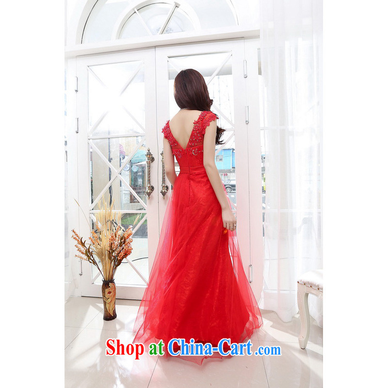 Summer 2015 new trendy style, decorated with flowers adorned with long, elegant style evening dress blue XL, baroque, shopping on the Internet