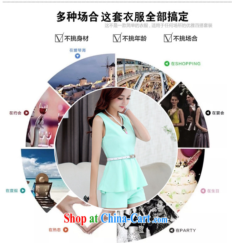 Summer new female Kit stylish Korean version of Yuan small incense, short-sleeved snow woven shirts shorts two 2532 #red XL pictures, price, brand platters! Elections are good character, the national distribution, so why buy now enjoy more preferential! Health