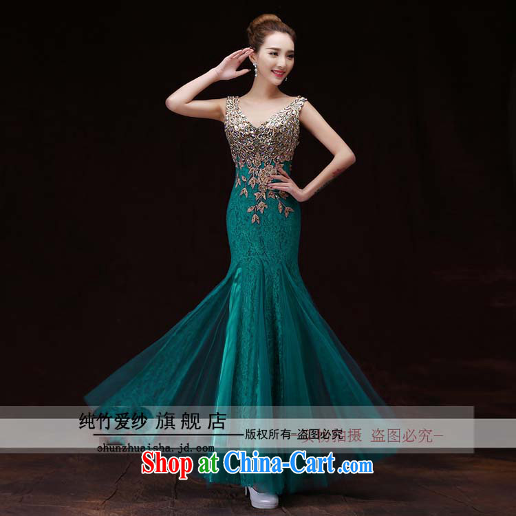 Evening Dress summer 2015 new bride wedding banquet toast serving moderator dress gold female beauty, long red tailored contact Customer Service pictures, price, brand platters! Elections are good character, the national distribution, so why buy now enjoy more preferential! Health