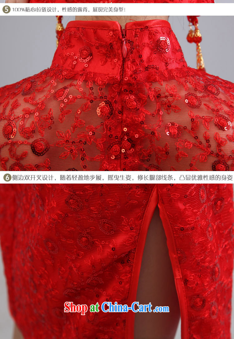 wedding dresses new 2015 Chinese cultivating improved short cheongsam wedding toast serving Red Red. size color is not final pictures, price, brand platters! Elections are good character, the national distribution, so why buy now enjoy more preferential! Health