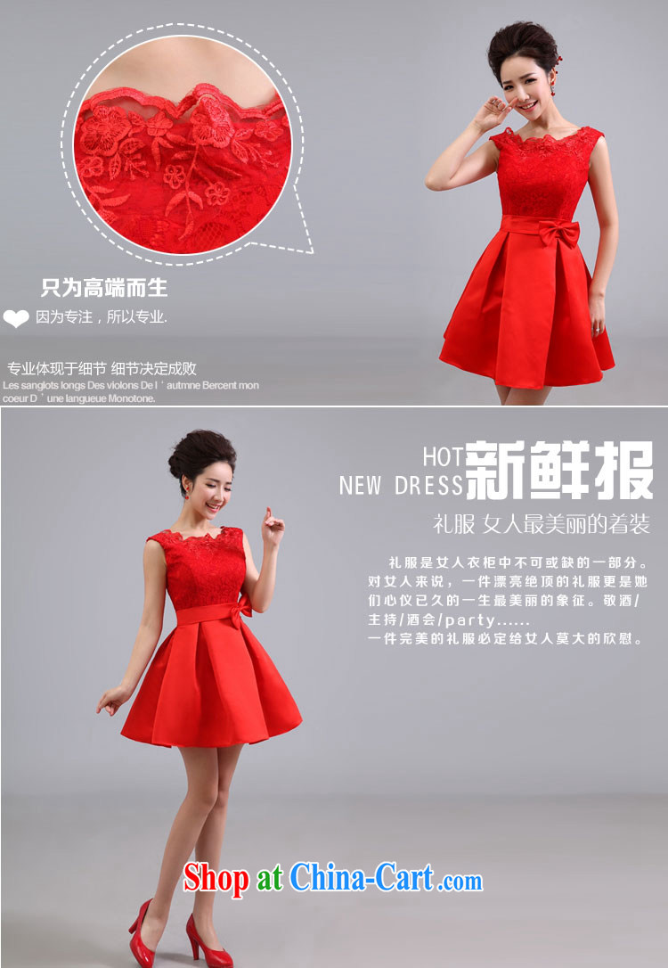 Yong-yan and wedding dresses new 2015 short bridal toast clothing bridesmaid gathering service adult dress Red Red. size color is not final pictures, price, brand platters! Elections are good character, the national distribution, so why buy now enjoy more preferential! Health