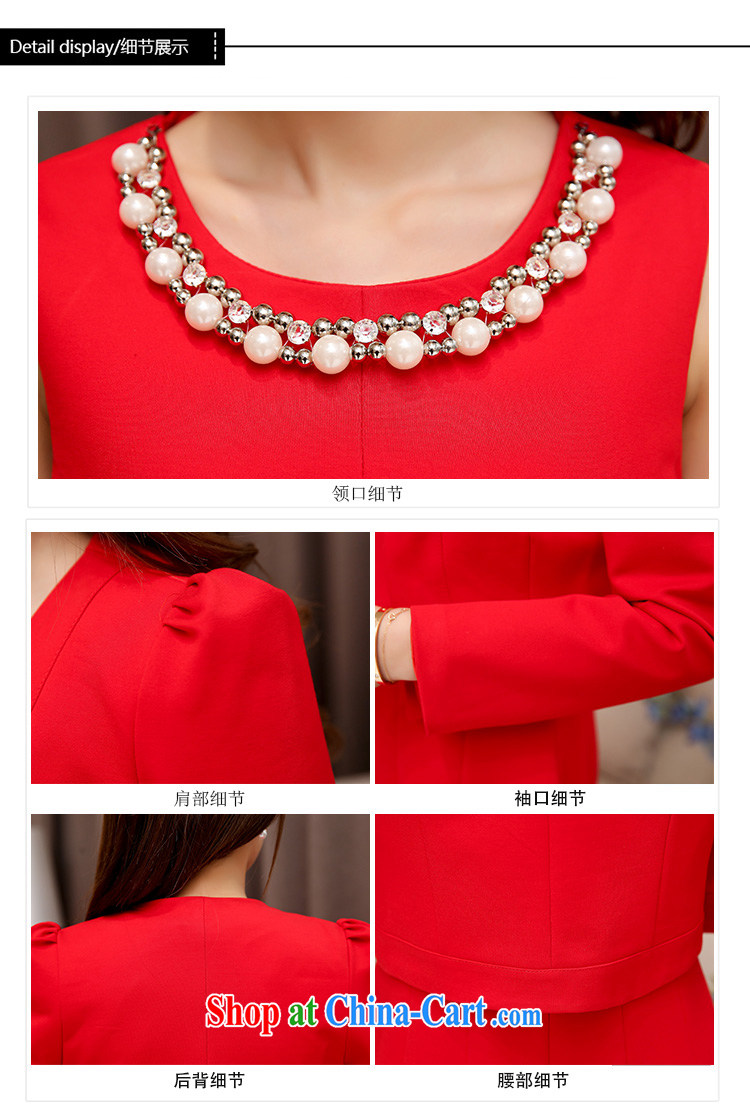 Autumn 2015 new Web yarn two-piece Princess skirt bridesmaid bride's name yuan style dress cardigan dresses Red. XXL pictures, price, brand platters! Elections are good character, the national distribution, so why buy now enjoy more preferential! Health