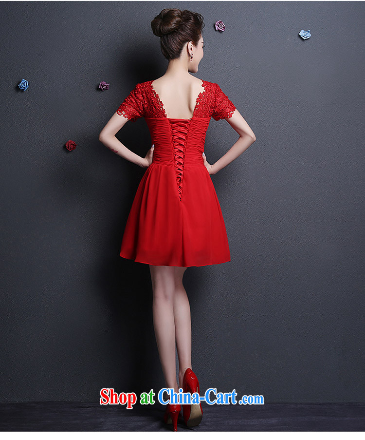 2015 new lace wedding dresses small short Evening Dress skirt show bridal red toast clothing bridesmaid dress red tailored contact Customer Service pictures, price, brand platters! Elections are good character, the national distribution, so why buy now enjoy more preferential! Health