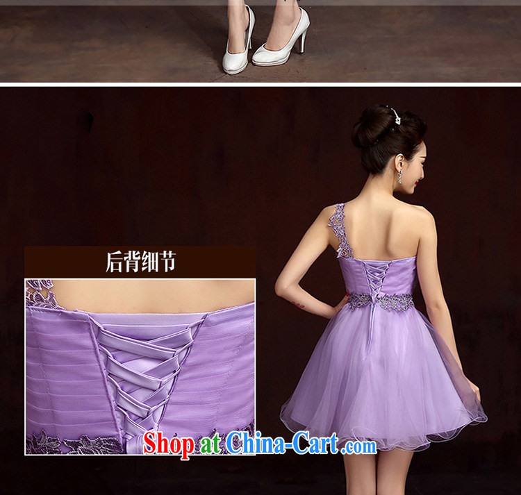 White first about bridesmaid service 2015 new bridesmaid dresses in purple Evening Dress summer short, married sister dress evening dress uniforms, D tailored contact Customer Service pictures, price, brand platters! Elections are good character, the national distribution, so why buy now enjoy more preferential! Health